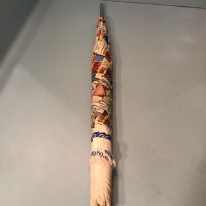 Vintage caller times comic strip umbrella